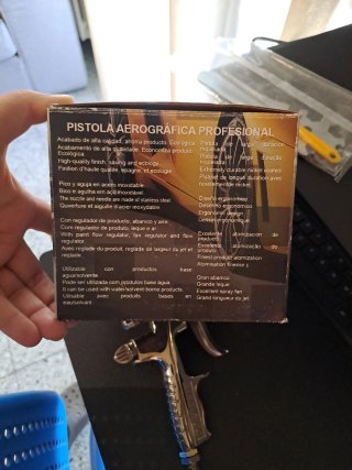 Pistola Aerográfica Profesional Caer-Q