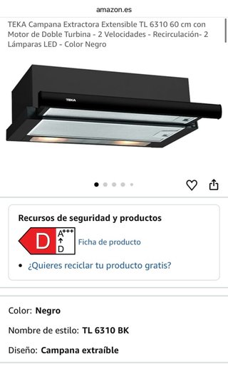 Campana Extractora Teka