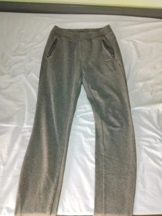 Pantalones chándal grises talla L