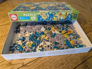 Puzzle Educa 200 piezas Mapa Mundo Infantil