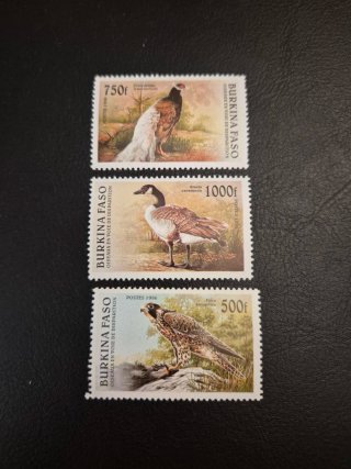 Lote Sellos Burkina Faso y Francia 98