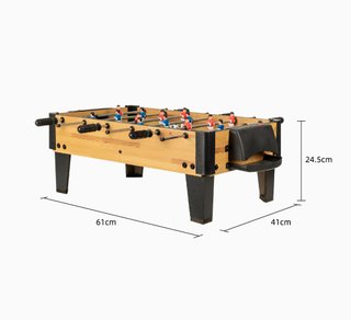 Mini futbolín de madera