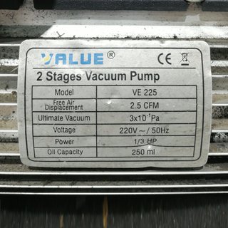 Bomba buit VALUE VE225 | Bomba vacío VALUE VE225