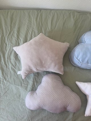 Almohada infantil nube y estrella