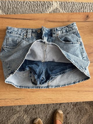 Falda-pantalon vaquera Stradivarius Talla 36