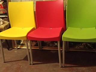 3 Sillas Pedrali ICE Diseño Italiano como nuevas