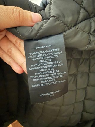 Chaqueta, purificación García