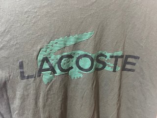 Camiseta Lacoste Logo Verde Militar