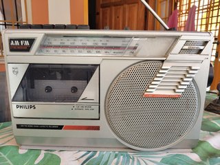 Radio Cassette Philips D7150 AM/FM Plata