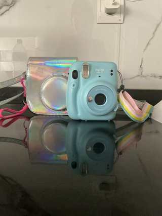 Fotocamera Fujifilm Instax Mini 11 Blu + Custodia