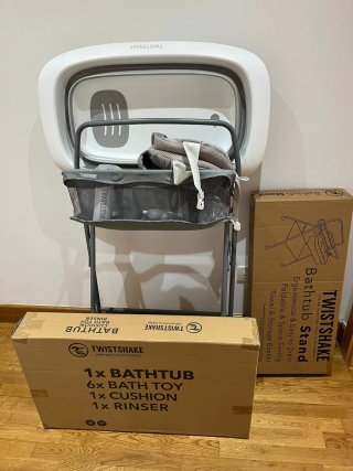 Bañera Bebé Twistshake con Accesorios