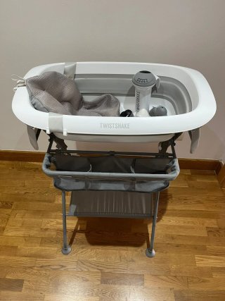 Bañera Bebé Twistshake con Accesorios