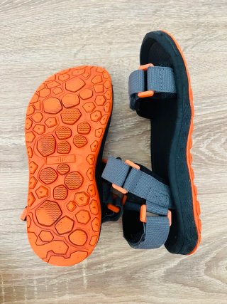Sandalias 4F Talla 34 Gris y Naranja