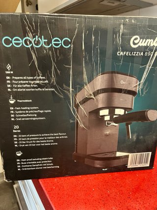Cafetera Cecotec Cafelizzia 890 Dark