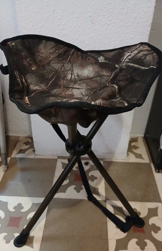 Taburete Trípode Plegable Camuflaje