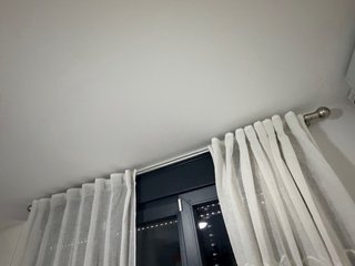 Barra tenda allungabile in alluminio argento opaco