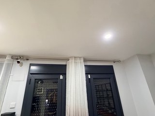 Barra tenda allungabile in alluminio argento opaco
