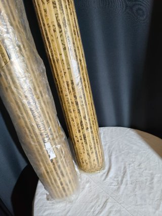 Rollos de papel pintado de fibra natural/Ratán jp