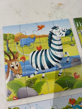 Puzzles Infantiles Animales de la Selva (4 uds)