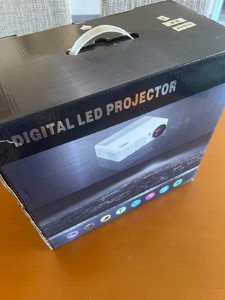 Proyector LED LCD HD HDMI USB CANWEI Negro