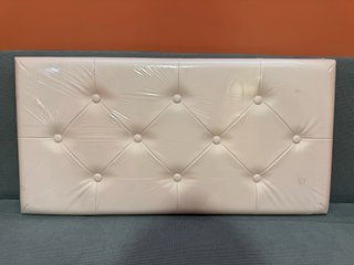 Pouf contenitore bianco ecopelle