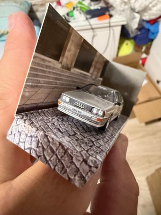 Schuco Audi Quattro silver