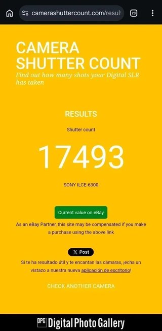 Sony Alpha 6300 Fotocamera Mirrorless
