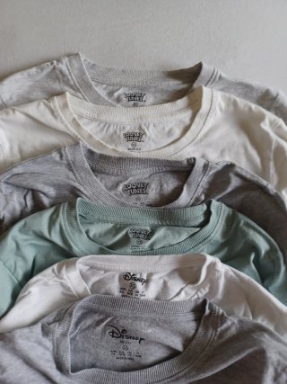 6 Camisetas Looney Tunes y Disney