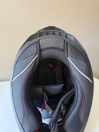 Casco Moto MT Helmets Blanco/Negro/Rojo