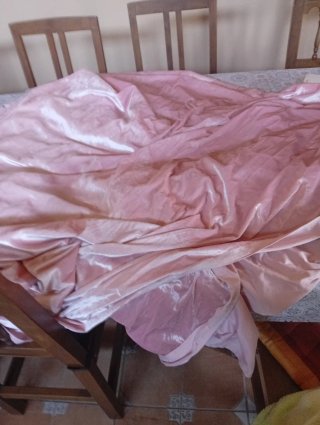 Tela terciopelo rosa