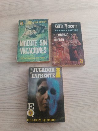 Lote de 3 libros de Novela negra y policiaca