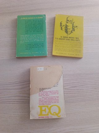 Lote de 3 libros de Novela negra y policiaca