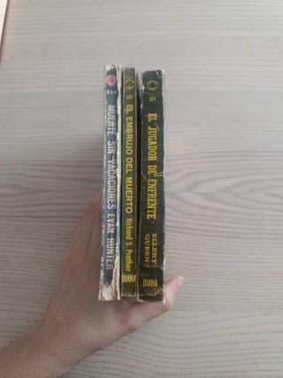 Lote de 3 libros de Novela negra y policiaca