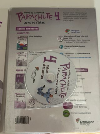 Parachute 4, methode de français Livre de l'élève