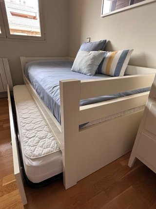 Cama nido blanca 190x90 El Globo