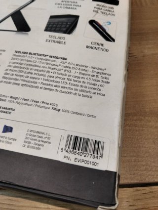 Funda teclado E-Vitta KeyTab BT para iPad