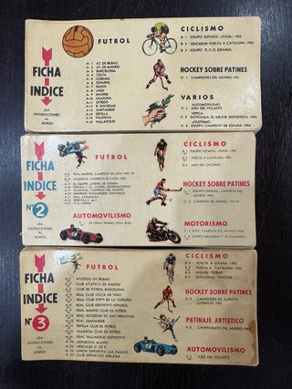 Cromos antiguos fútbol y deportes