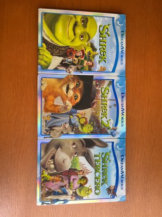 Pack 3 Películas Shrek DVD Español