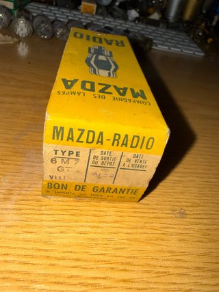 Válvula Mazda Radio 6M7 nueva Antigua