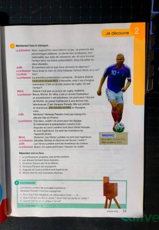 Libro Francés 1 Bachillerato - Santillana 🇫🇷