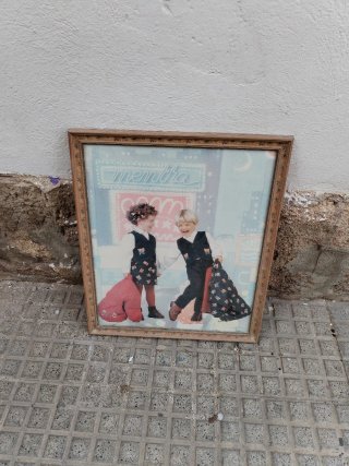Cuadro infantil con cristal