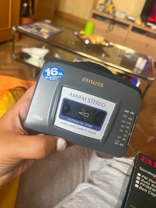 Reproductor Aiwa TA154 Radio AM/FM Estéreo