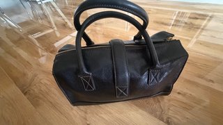 Bolso Adolfo Domínguez Negro Piel