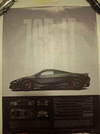 Póster Porsche 30x40 cm