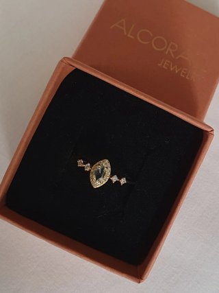Anillo TOPACIO BLANCO