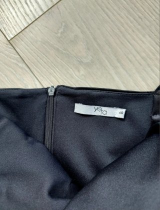 Talla XL - Vestido y Chaqueta Negra Yera