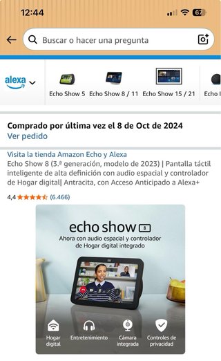 Echo Show 8 (3ª Gen) di Amazon
