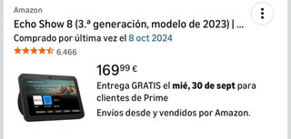 Echo Show 8 (3ª Gen) di Amazon
