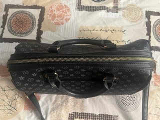 Bolso vintage negro y gris