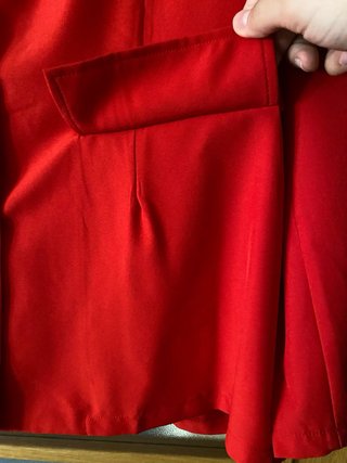 Chaqueta americana roja